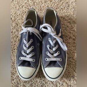 Blue/grey Converse sneakers, size 1.5